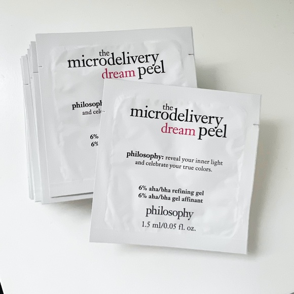 Philosophy Other - (25) PACKET LOT - Philosophy - The Microdelivery DREAM Acid PEEL AHA BHA Travel